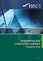 NEC3 Engineering and Construction Contract Option F: Management contract
