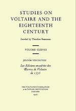 Les Editions encadrées des œuvres de Voltaire de 1775