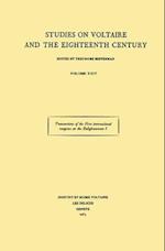 Transactions of the First International Congress on the Enlightenment