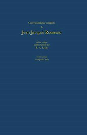 Correspondance Complete De Rousseau: T.33