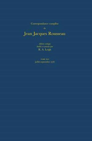Correspondance Complete De Rousseau: T.41