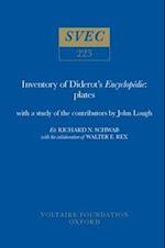 Inventory Of Diderot's Encyclopédie: Plates