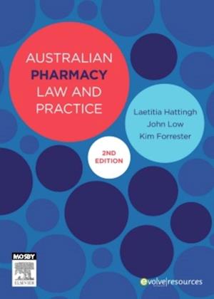 Australian Pharmacy Law and Practice