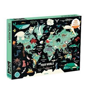 Map of the World 1000 Piece Family Puzzle