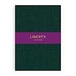 Liberty Dark Green Tudor A5 Embossed Journal