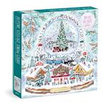 Michael Storrings Alpine Village Snowglobe 500 Piece Foil Puzzle