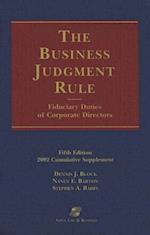 Business Judgement Rule Supplement