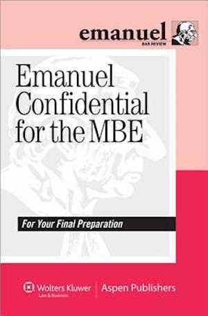 Emanuel Confidential for the MBE