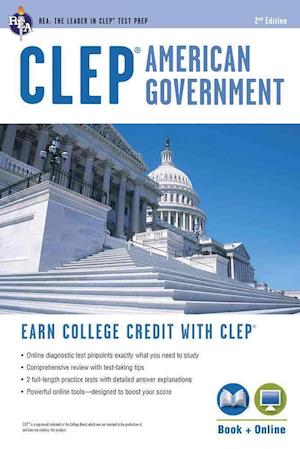 CLEP(R) American Government Book + Online