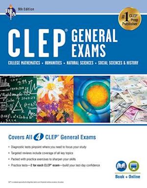 Clep(r) General Exams Book + Online, 9th Ed.
