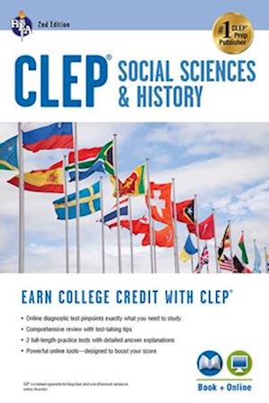 CLEP(R) Social Sciences & History Book + Online, 2nd Ed.