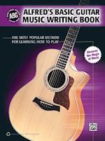 Alfred's Basic Guitar Music Writing Book