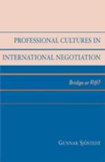Professional Cultures in International Negotiation