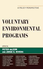 Voluntary Environmental Programs