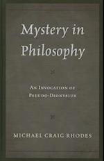 Mystery in Philosophy