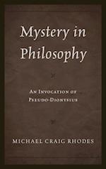 Mystery in Philosophy