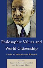Philosophic Values and World Citizenship