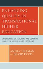 Enhancing Quality in Transnational Higher Education