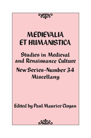 Medievalia et Humanistica, No. 34