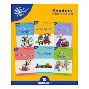 Phonic Books Dandelion Readers Set 2 Units 1-10 Sam and Tim (Alphabet Code Blending 4 and 5 Sound Words)