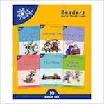 Phonic Books Dandelion Readers Set 2 Units 1-10 Sam and Tim (Alphabet Code Blending 4 and 5 Sound Words)