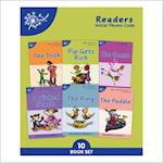 Phonic Books Dandelion Readers Set 1 Units 11-20 (Two-Letter Spellings Sh, Ch, Th, Ng, Qu, Wh, -Ed, -Ing, Le)