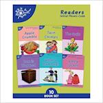 Phonic Books Dandelion Readers Set 2 Units 11-20 Twin Chimps (Two Letter Spellings Sh, Ch, Th, Ng, Qu, Wh, -Ed, -Ing, -Le)