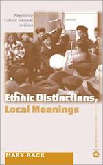 Ethnic Distinctions, Local Meanings