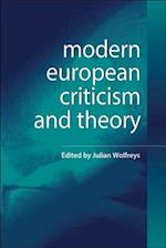 Modern European Criticism and Theory