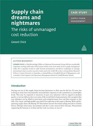 Case Study: Supply Chain Dreams and Nightmares