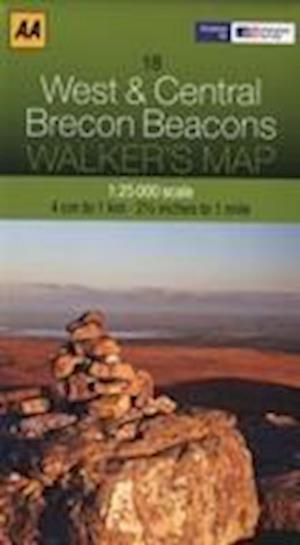 Walker's Map West & Central Brecon Beacons