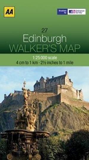 AA Edinburgh Walker's Map