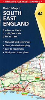 AA Road Map Britain 3: South East England