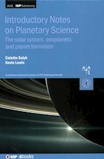 Introductory Notes on Planetary Science
