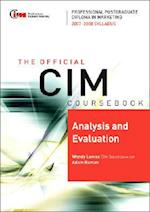 CIM Coursebook 07/08 Analysis and Evaluation