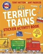 Amazing Machines Terrific Trains Sticker Activity Book