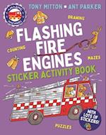 Amazing Machines Flashing Fire Engines Activity Book