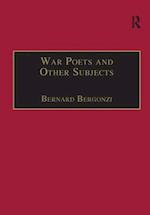 War Poets and Other Subjects
