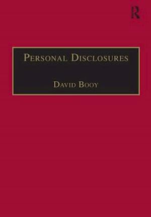 Personal Disclosures