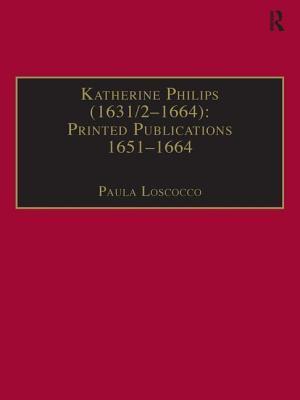 Katherine Philips (1631/2–1664): Printed Publications 1651–1664
