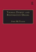 Thomas Durfey and Restoration Drama