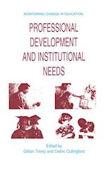 Professional Development and Institutional Needs