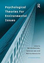Psychological Theories for Environmental Issues