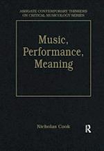 Music, Performance, Meaning
