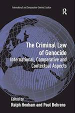The Criminal Law of Genocide