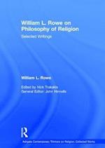 William L. Rowe on Philosophy of Religion