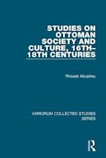 Studies on Ottoman Society and Culture, 16th–18th Centuries