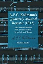 A.F.C. Kollmann's Quarterly Musical Register (1812)