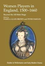 Women Players in England, 1500–1660