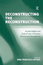 Deconstructing the Reconstruction